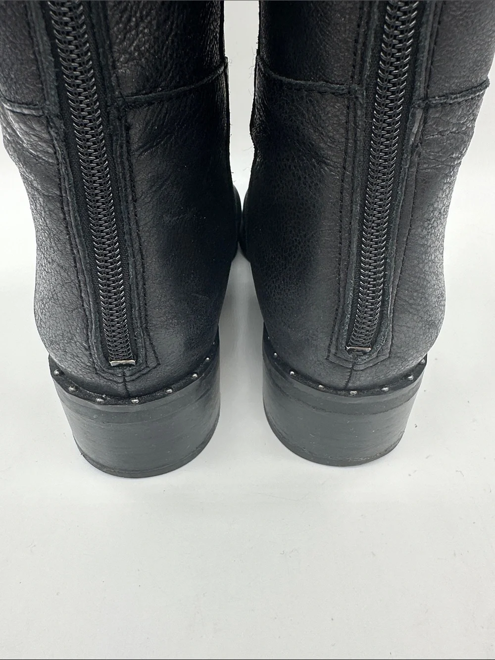 Franco Sarto Daya Black Over-the-Knee Leather Boots
